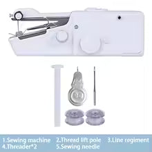 Portable Mini Sewing Machine Handheld Electric Sewing Machine With Bobbin Suitable for Needlework and Manual Work Hand Home DIY