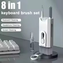 8 in 1 Computer Keyboard Cleaner Kit Brush for Airpods Headset Phone Earphones Cleaning Tool with Keycap Puller