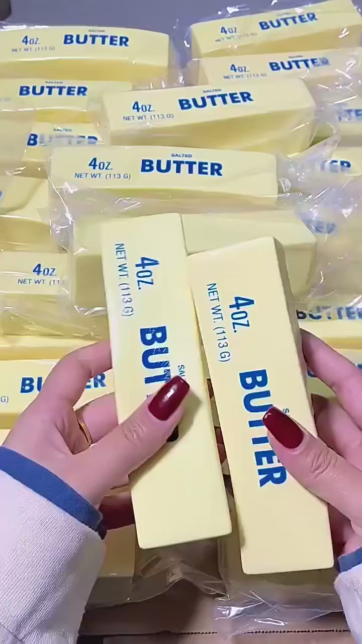 New Butter Stick Fidget Toys Squishy Elastic Cheese Stick Funny Decompression Stress Anxiety Relief Game Squeeze Prank Toy