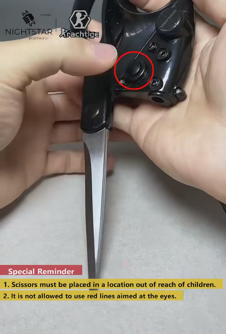 New Professional Laser Guided Stainless Steel Scissors for Home Crafts Fabric Sewing Scissors Straight Cut Quick Cutting
